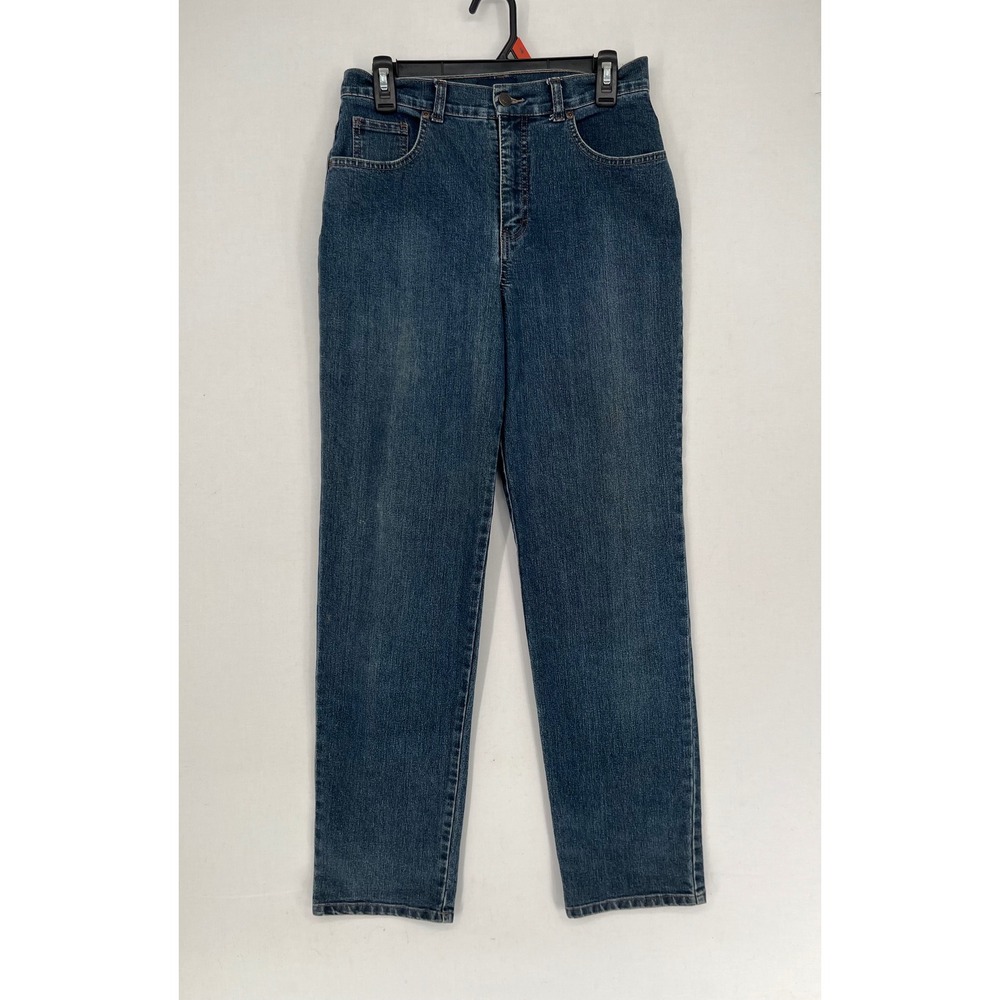 Sonoma Life Style Women 8 Average Straight Leg Jeans High Rise Blue Denim